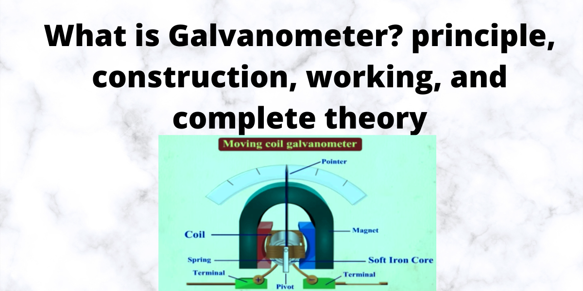 what is a galvanometer