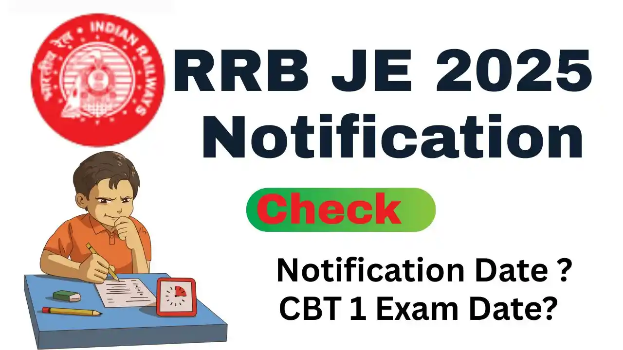 RRB JE 2025 Notification