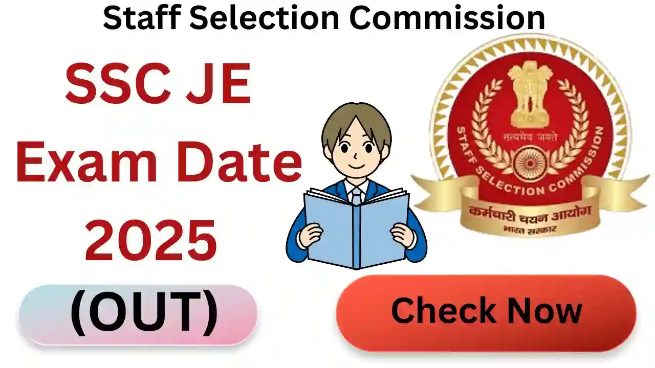 SSC JE Exam Date 2025