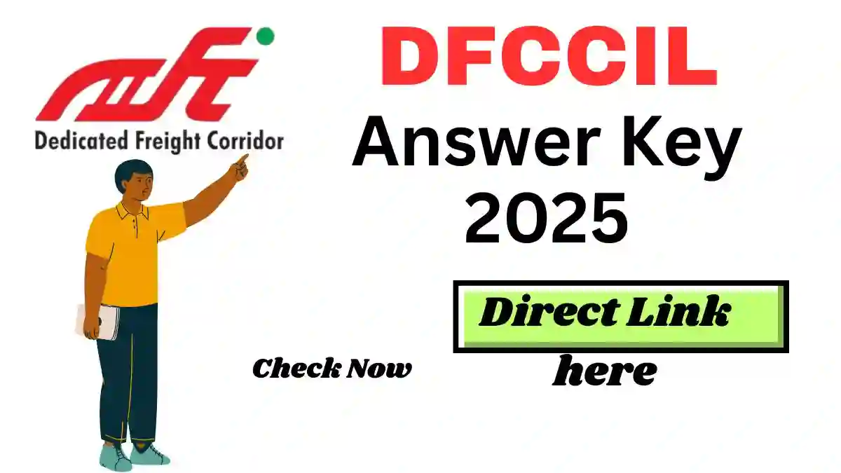 DFCCIL Answer Key 2025